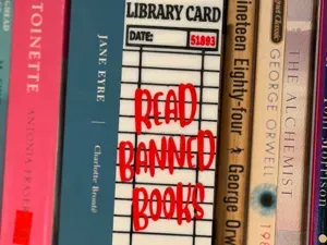 Read Banned Books – Library Card Bookmark