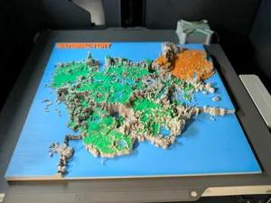 Satisfactory Map Colored