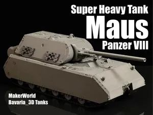Panzer VIII Maus Super Heavy Tank 1/35 Scale