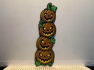 Jack-O'-Lantern Stack- Bookmark