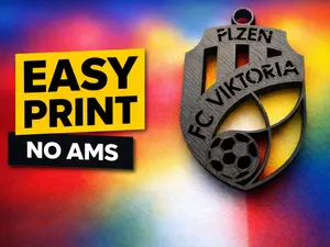 FC Viktoria Plzen Keychain   | Easy Print | No AMS