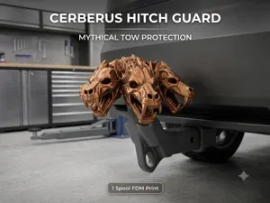 Cerberus Mythical Tow Hitch Cover
