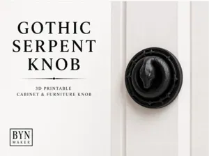 Gothic Serpent Knob | Furniture & Cabinet Hardware