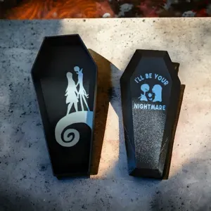 The nightmare before christmas valentine coffin