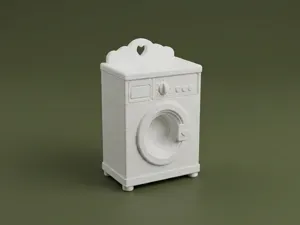 Dollhouse Washing Machine 3D Model