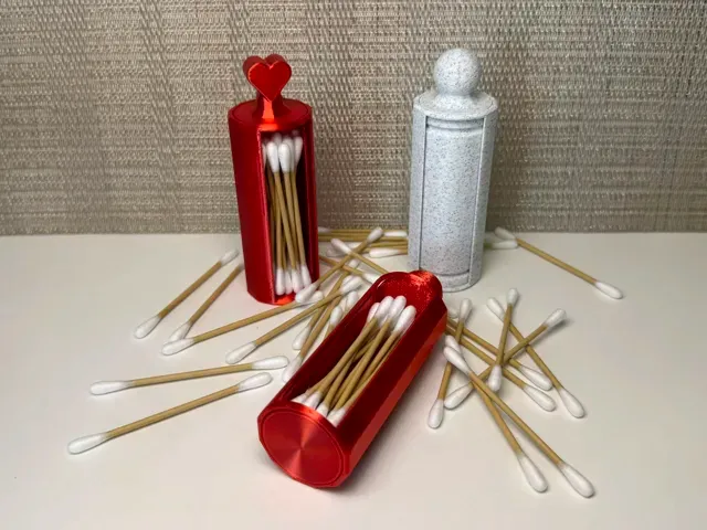 Q-Tip Travel Case | Cotton Swab Organizer — Фото 2 из 12