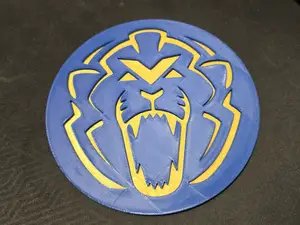 Max Verstappen Lion Logo Wallart