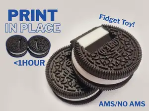 Oreo Fidget - Print in Place Stress Toy
