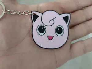 Jigglypuff 3D Face Keychains