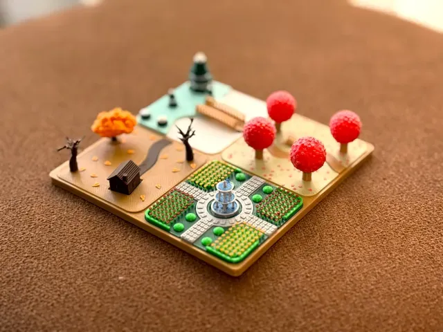 Mini Summer Theme Diorama - Modular Grid — Image 4 of 5