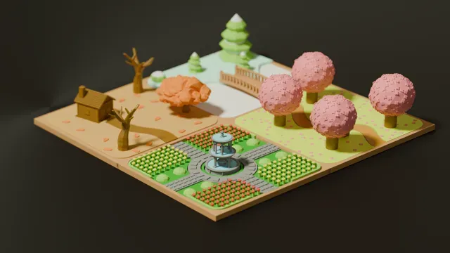 Mini Summer Theme Diorama - Modular Grid — Image 2 of 5