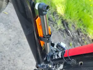 Universal Bike Pump Mount for Bottle Cage Bosses