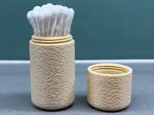 Useful Q-Tip Cotton Swab Travel Container