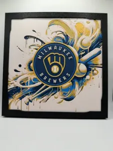 Milwaukee Brewers - MLB Hueforge