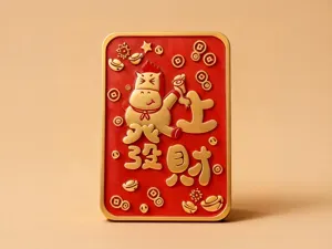 2026马上发财摆件-马年中国新年农历春节好运福字儿童涂色玩具
