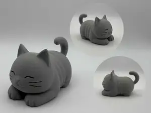 Pillow Cat – Chubby Chibi Figurine