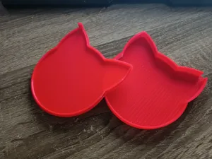 Diamond Beading Tray with Lid - cat head