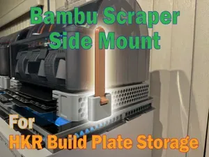 Bambu Scraper Holder - For HKR Build Plate Storage