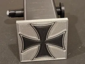 Iron Cross 2" hitch cover
