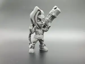 League of Legends Chibi Jinx - Fan Art