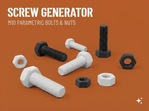 M10 Nut & Screw
