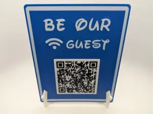 "Be Our Guest" WiFi QR Code Sign - Disney Inspired