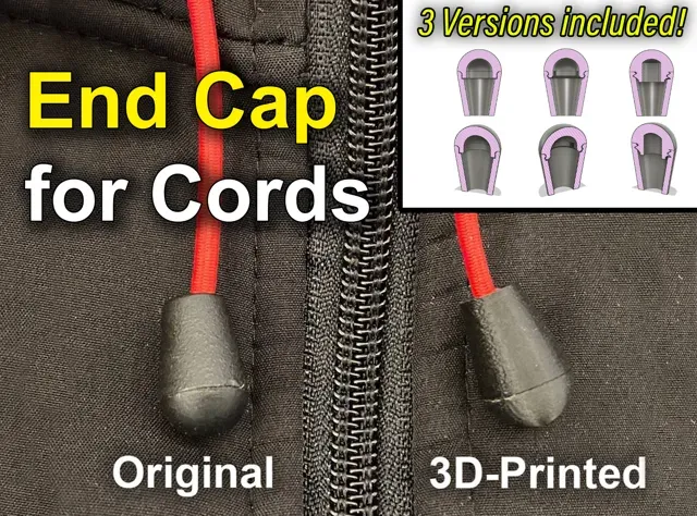 End Cap, closure cap, cord end, cord stopper