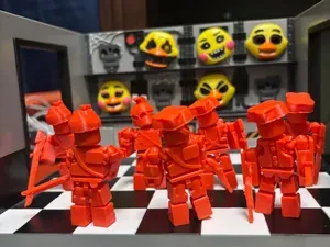 Articulated roblox bots and muskets pack (UPDATE)