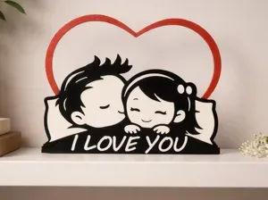 I Love You , customizable text