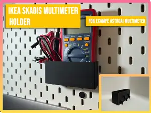 IKEA SKADIS - Multimeter Holder (e.g. AstroAI)