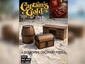 Captain's Gold | 3 PIECES - 1 PUZZLE! (Sequential)