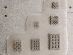 Concrete slab/openwork parking grid scale H0 + TT