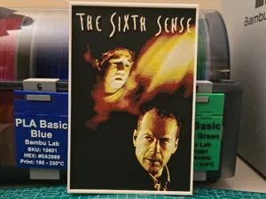 The Sixth Sense Movie Poster - Hueforge Art