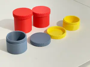 Cylindrical box with screw lid (D60)