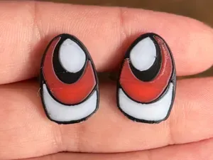 "Game" Dragon Crochet Safety Eyes