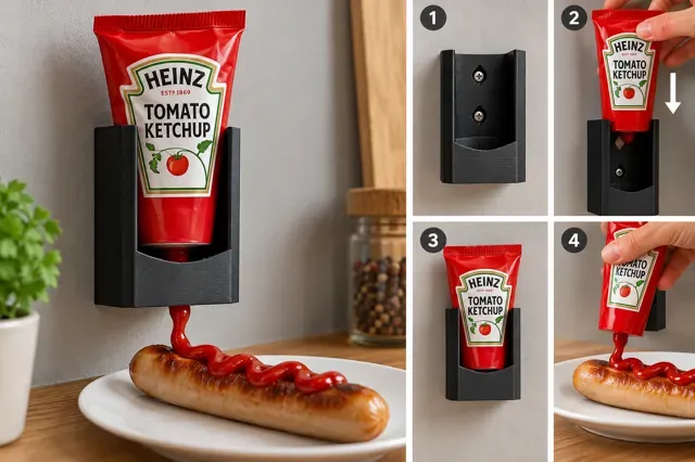 Modular Kitchen Tube Holder – Stand or Screw Mount — Фото 17 из 17