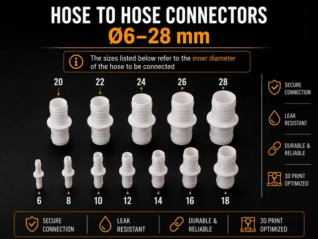 Hose Coupler Set Ø6–28 mm (Same Size)