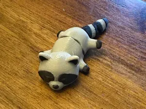 Mini Flexi Raccoon – Articulated Print in Place