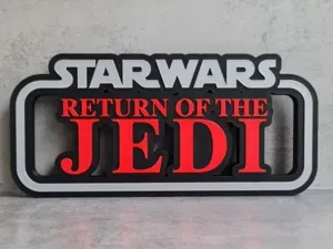 Star Wars Return of the Jedi (Toys) Logo / Sign