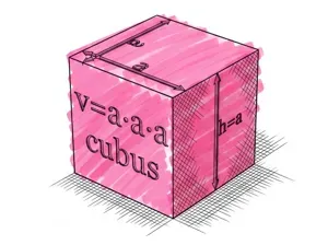 Geometric Cube – Educational Volume Model (Cubus)