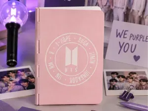 BTS Reusable Mini-Journal – Refillable Notebook