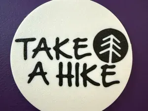 Take a Hike Hiking-Inspired Coaster
