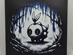 Creepy Pokemon Series - Turtwig (Hueforge)