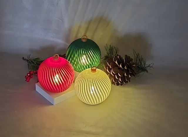 Spiral Christmas Ornament — Image 3 of 11