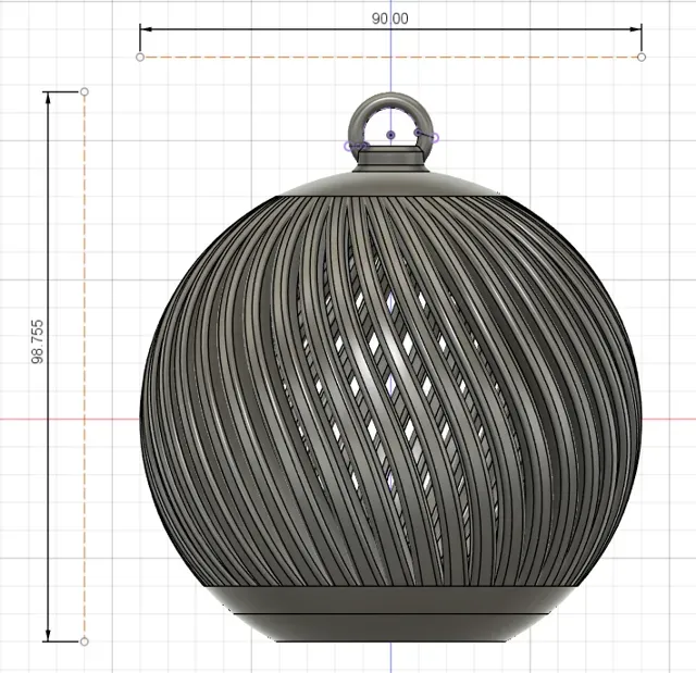 Spiral Christmas Ornament — Image 11 of 11