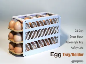 Egg Tray Holder|抽屉式鸡蛋架|Egg Rack|Egg Storage Box|