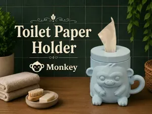 Monkey Toilet Paper Holder