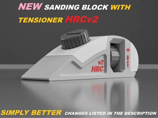 NEW Sanding Block With Tensioner, HRCv2 available!