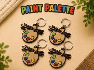Llavero paleta de pintor
