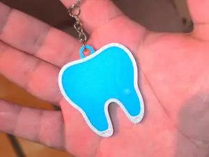Llavero NFC de Diente para Halloween - Dentista